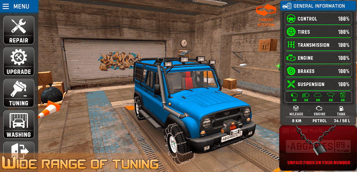 Russian Car Driver UAZ HUNTER Mod APK